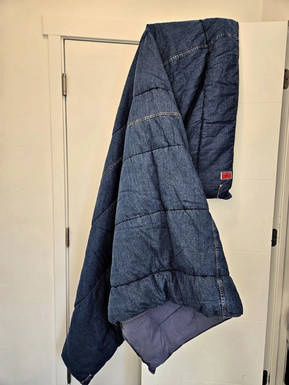 Vintage Tommy Hilfiger Blue Denim Twin Comforter